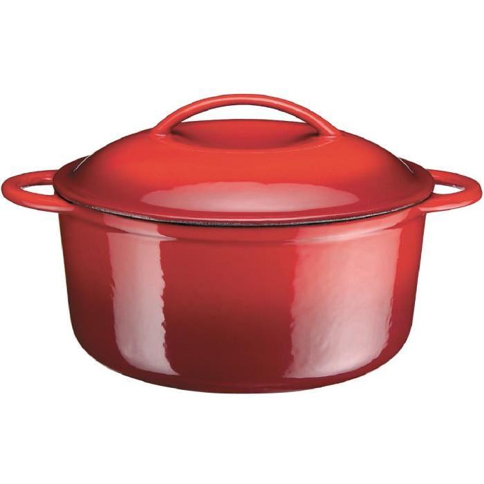 Baumalu Fonte emaillée 25cm rood