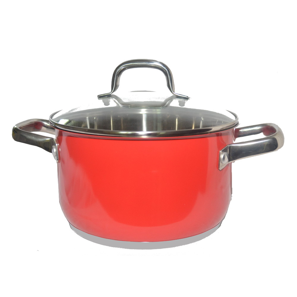 Elo kookpot 20cm rood