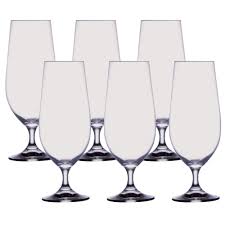 Bohemia crystal 6 bierglazen 380ml