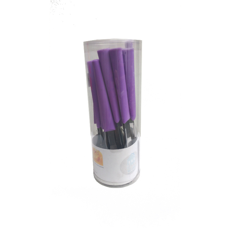 Maxime home set 8 messen en vorken paars